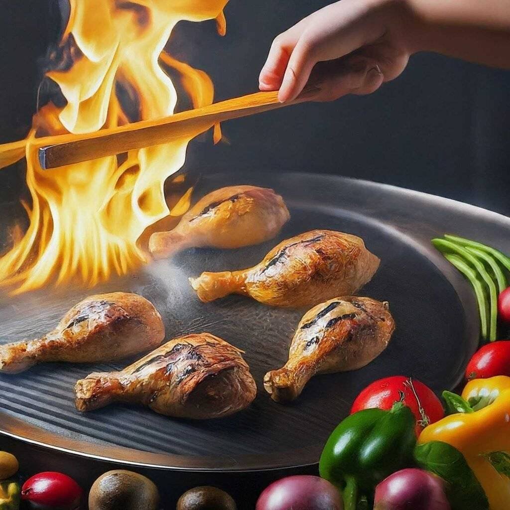 how to grill chicken legs on charcoal grill