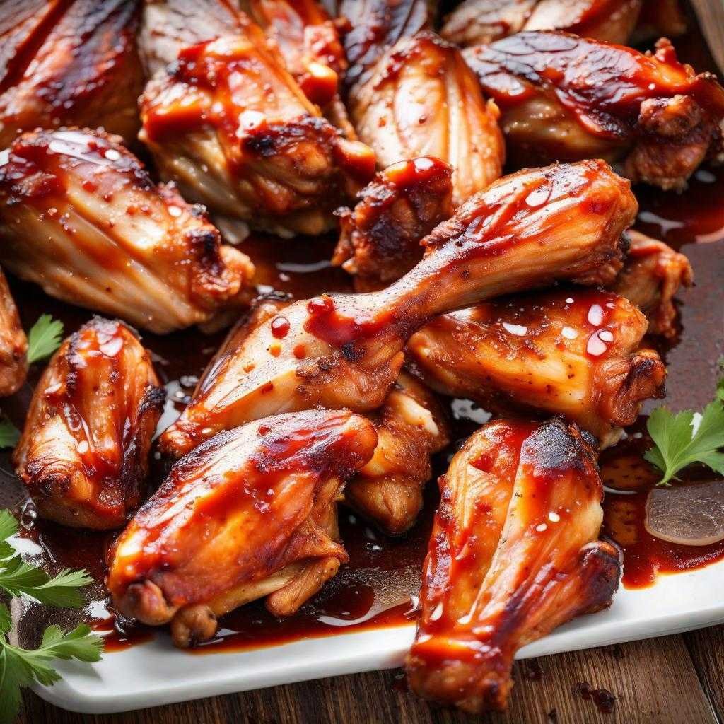 how to marinate chicken wings for BBQ honey