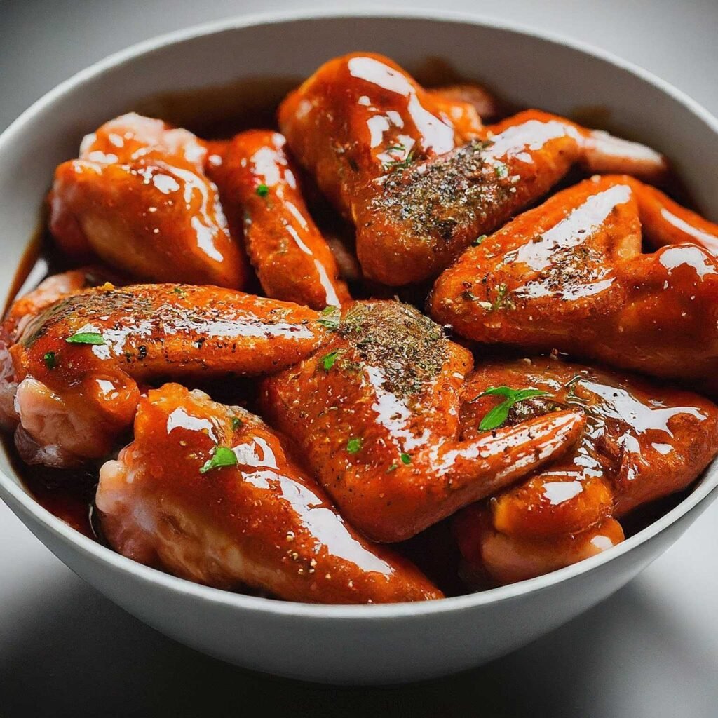 how to marinate chicken wings for BBQ honey