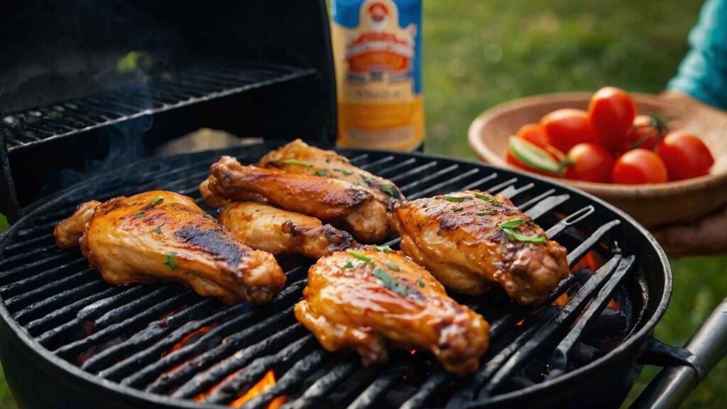 how to grill chicken wings