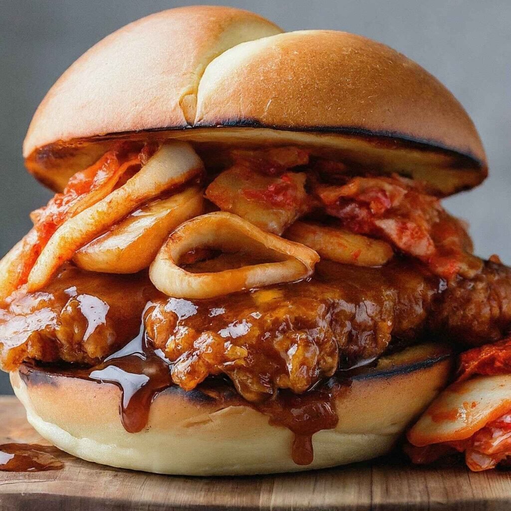 hot honey chicken sandwich