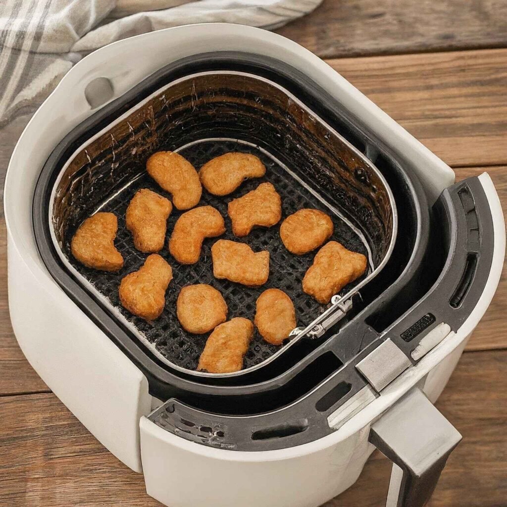 how to cook frozen chicken nuggets in air fryer