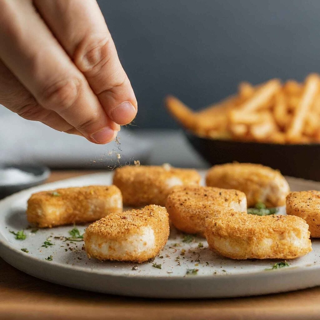 how to cook frozen chicken nuggets in air fryer