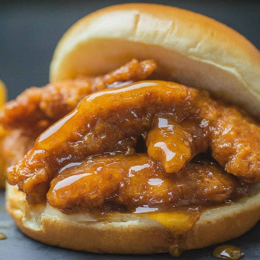 hot honey chicken sandwich