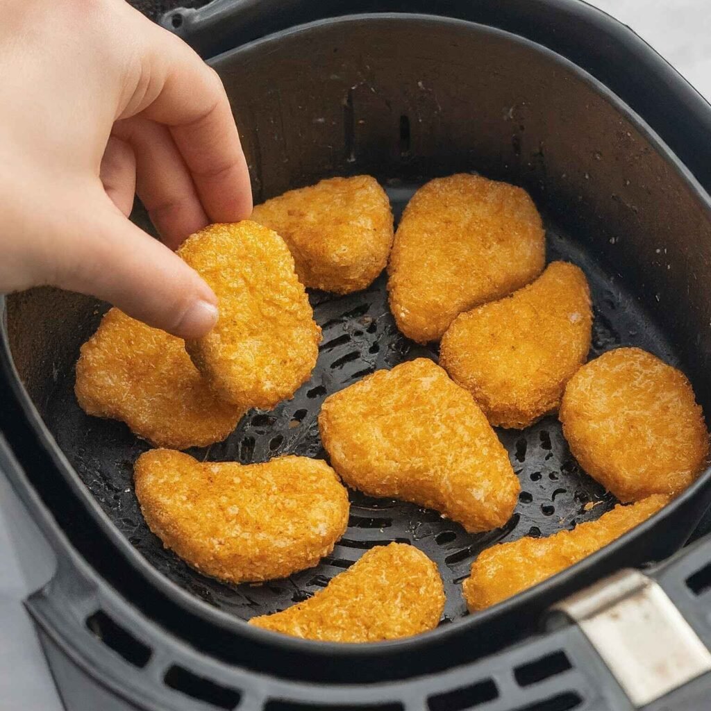 how to cook frozen chicken nuggets in air fryer