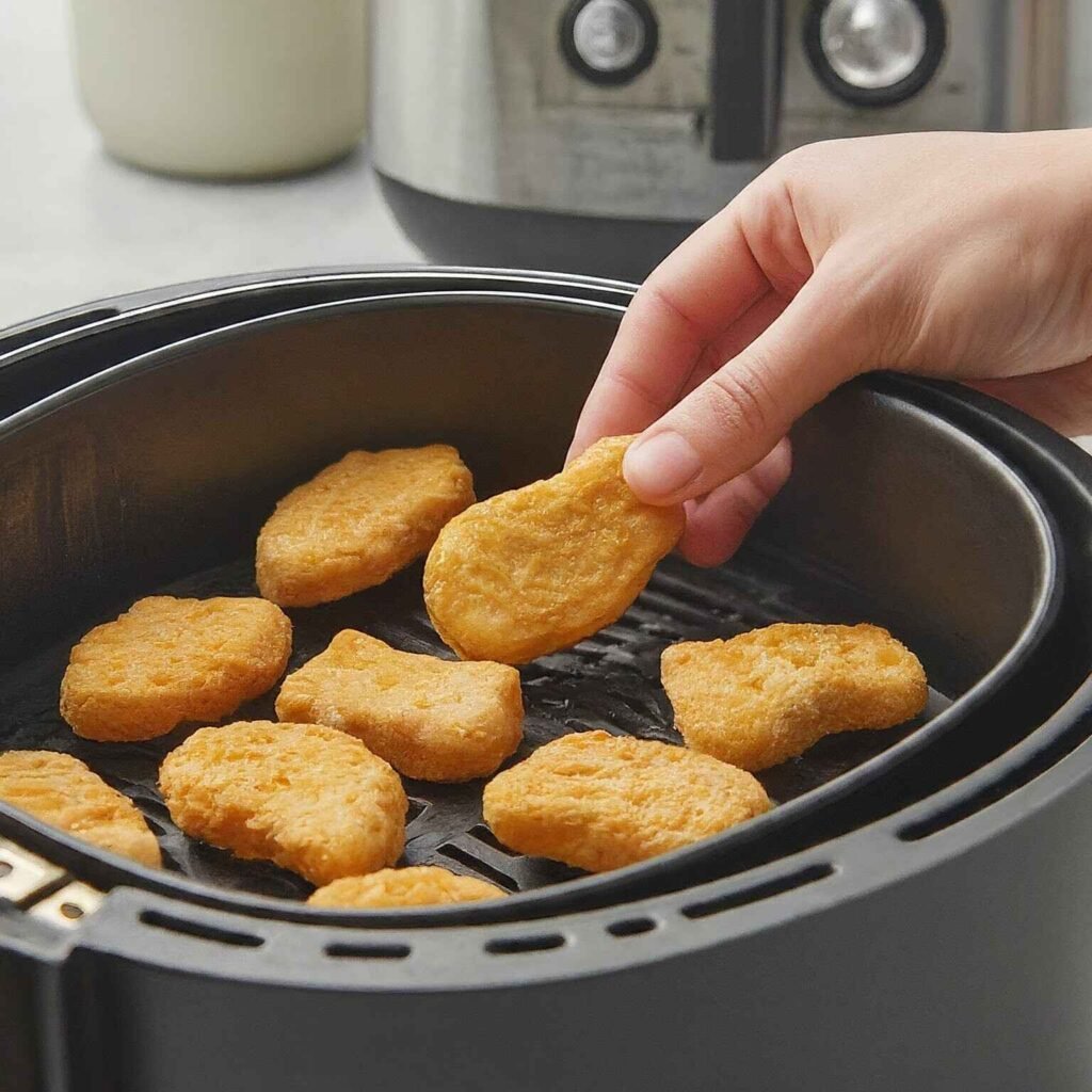 how to cook frozen chicken nuggets in air fryer