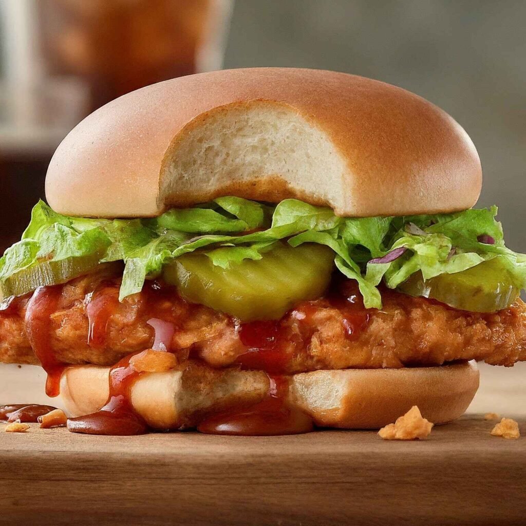 hot honey chicken sandwich