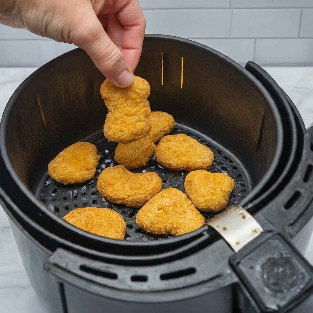 how to cook frozen chicken nuggets in air fryer