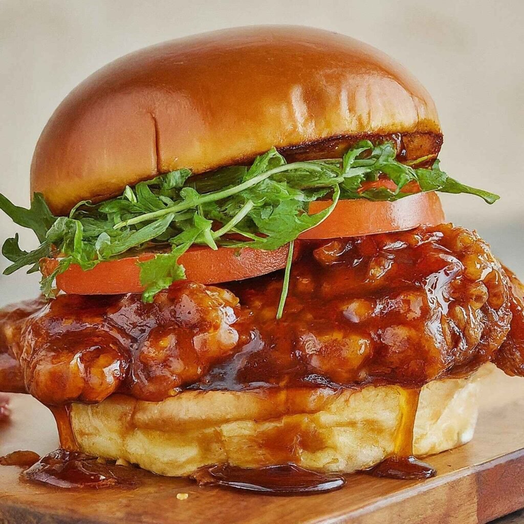 hot honey chicken sandwich