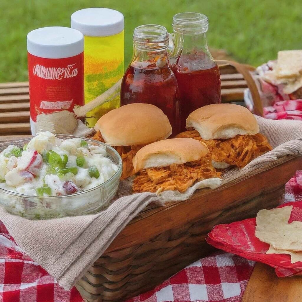 BBQ shredded chicken sandwich recipe