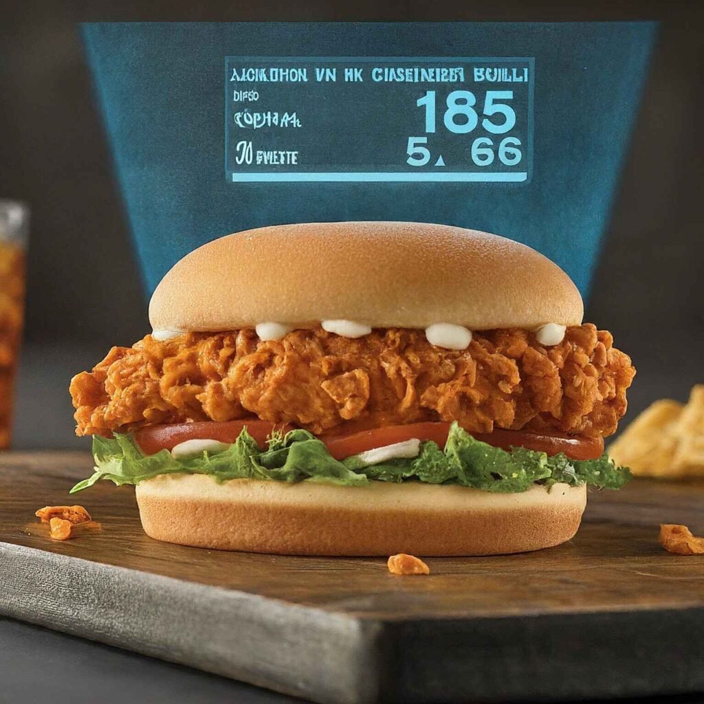 how many calories are in a Burger King original chicken sandwich