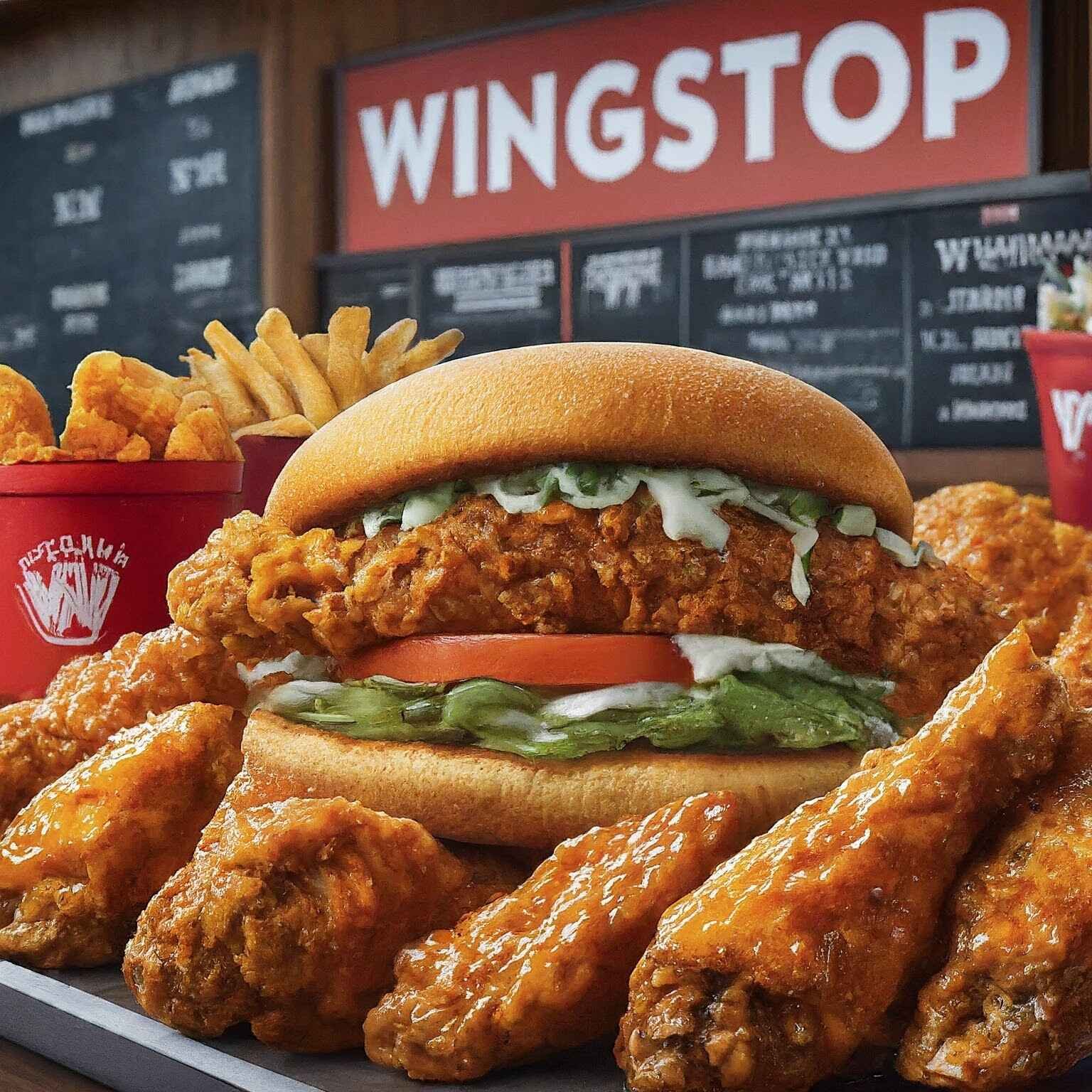 what are the wingstop chicken sandwich flavors