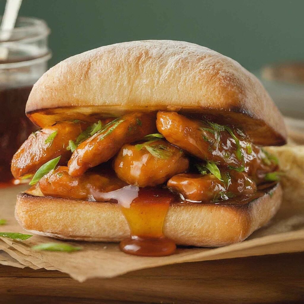 hot honey chicken sandwich