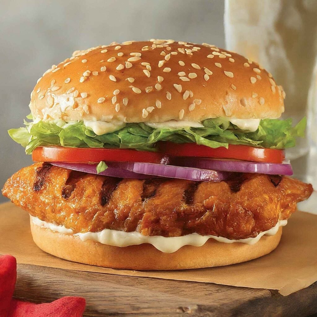 burger king grilled chicken sandwich