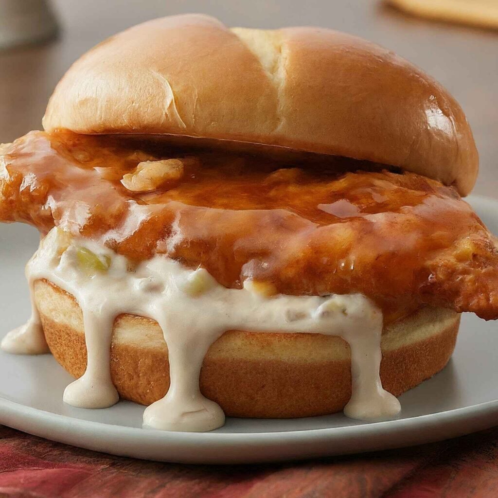 hot honey chicken sandwich