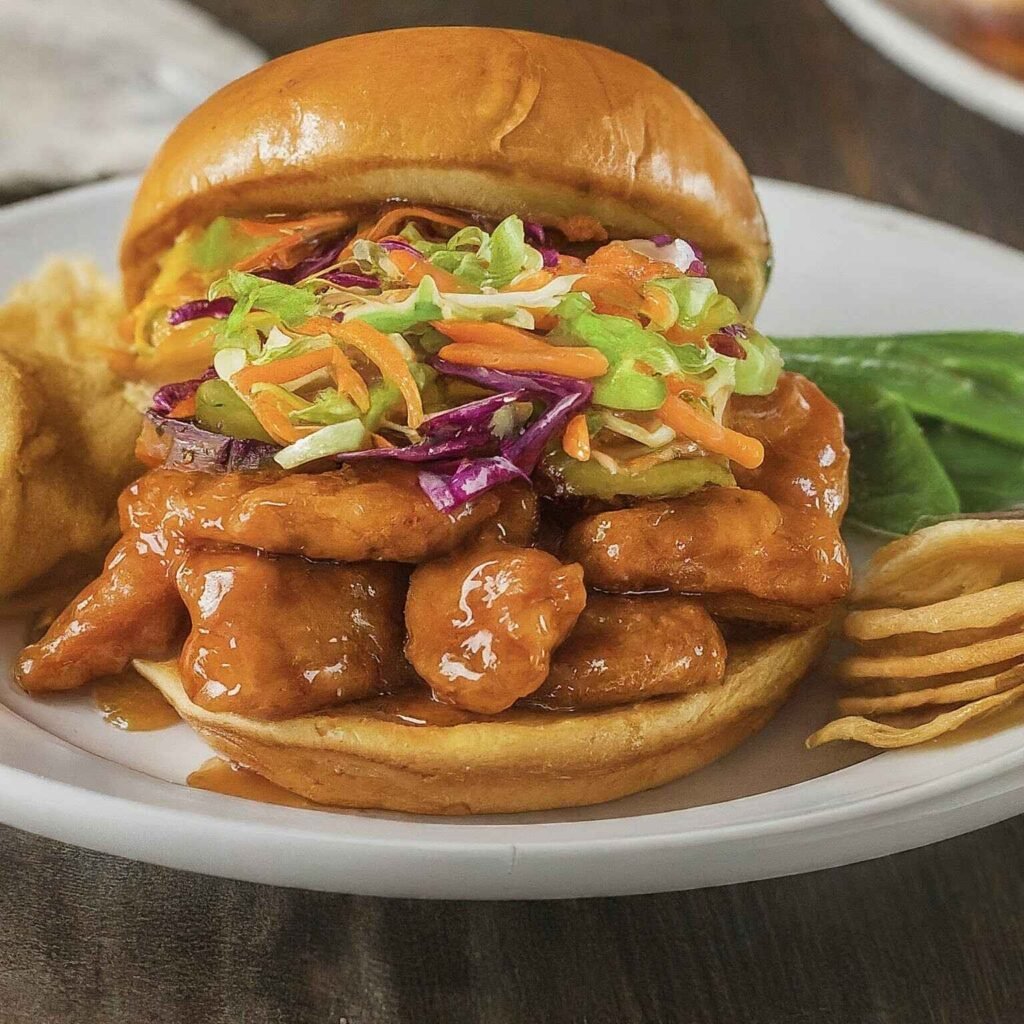 hot honey chicken sandwich