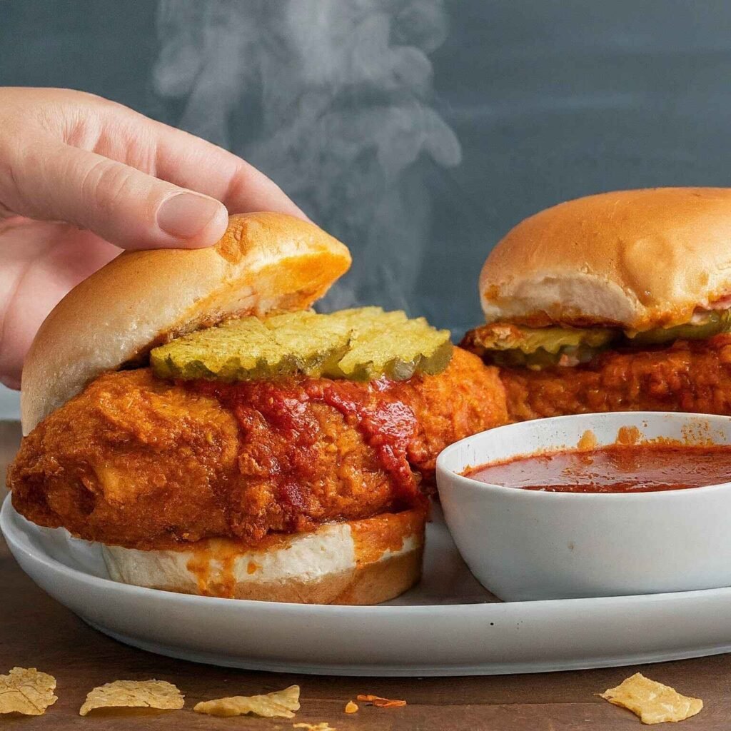 Nashville Hot Chicken Sandwich Recipe Air Fryer