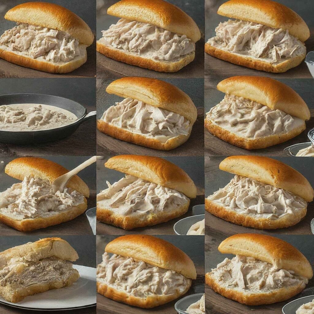 Cream Chicken Sandwich Recipe