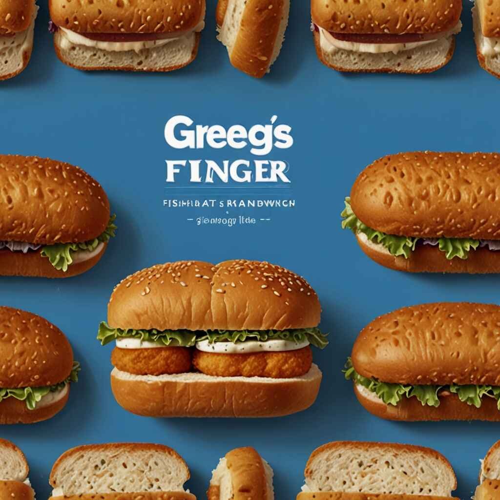 Greggs Fish Finger Sandwich