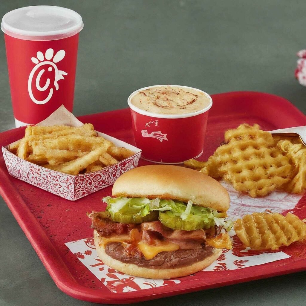 Discover Chick-fil-A Spicy Deluxe Sandwich Meal, Calories and Protein