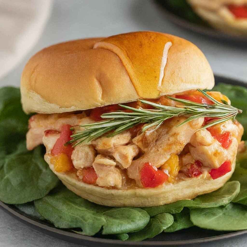 Honey Pepper Pimento Chicken Sandwich