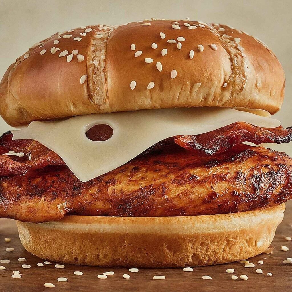 Arby's chicken bacon swiss sandwich